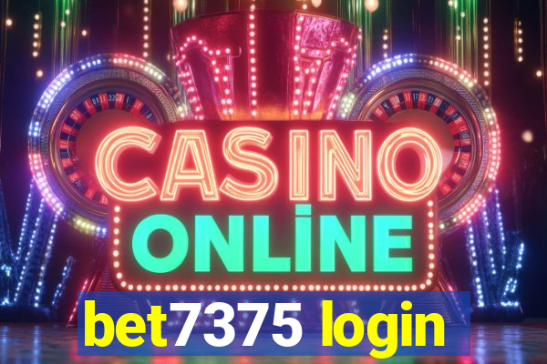 bet7375 login